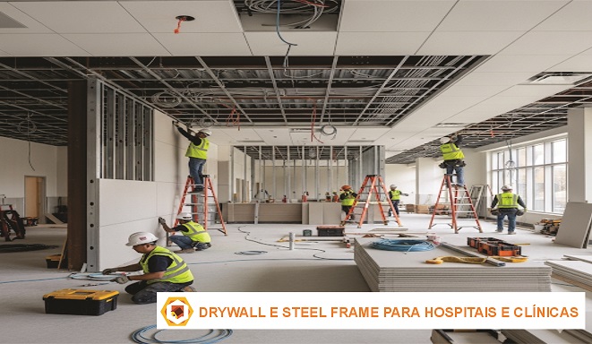 Drywall para Hospitais e Clinicas