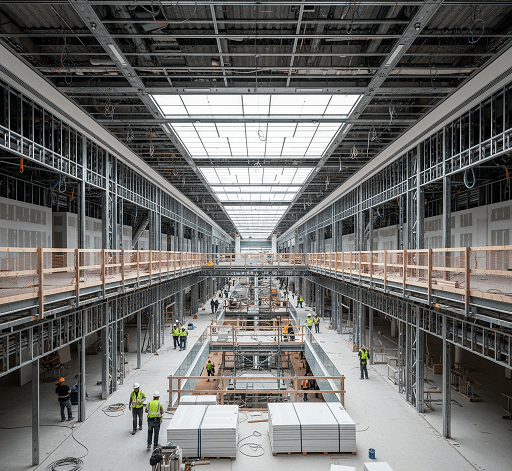 Drywall em Shopping e Drywall Centro Comercial