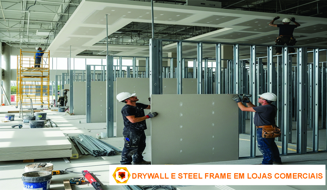 Drywall em Lojas Comerciais
